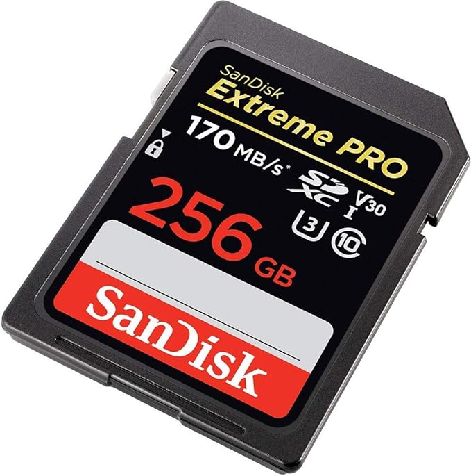 SanDisk Extreme Pro 256GB SD Card for Nikon Camera Works with Nikon Z50, Z5 Mirroless, D780 Digital DSLR (SDSDXXY-256G-GN4IN) Bundle with (1) Everything But Stromboli Micro & SDXC Memory Card Reader