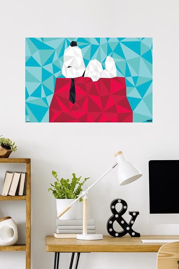 Peanuts: Astronomy-Geometry - Snoopy Wall Poster, 34L" x 22.4W", Unframed Version