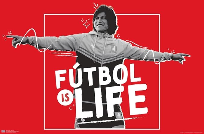 Ted Lasso - Futbol is Life Wall Poster, 19L" x 13W", Premium Unframed Version