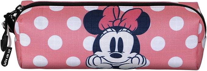 Minnie Mouse Closer-Fan Square Pencil Case 2.2, Pink, 22 x 9 cm, Pink, One Size, FAN 2.2 Square Pencil Case Closer