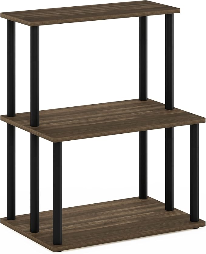 Furinno Turn-N-Tube 3-Tier Toolless Multipurpose Printer Stand Display Storage Shelf