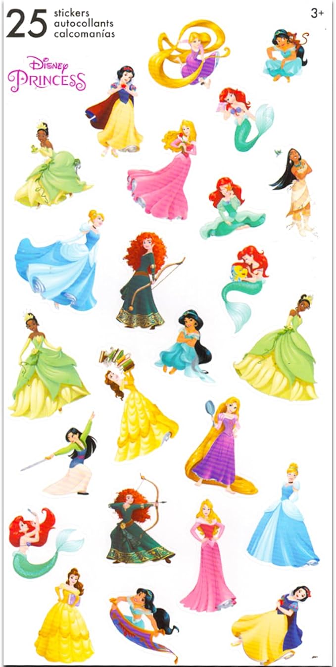 Disney Princess Pencil Case for Kids - Bundle with Princess Pencil Case, Gel Pens, Pencils, Pouch, Stickers, More | Disney School Supplies for Boys, Girls