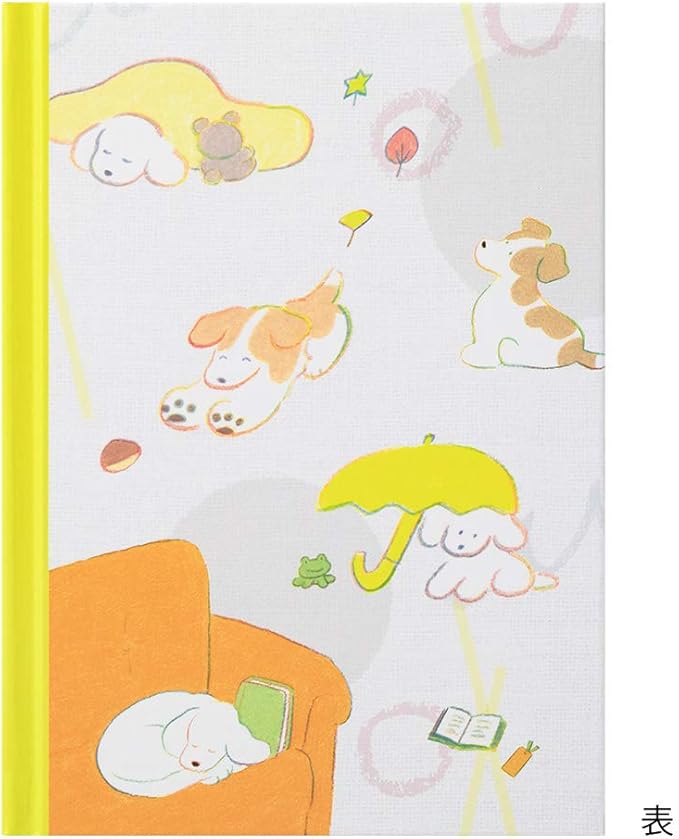 Midori 12885006 Diary, Dog Pattern