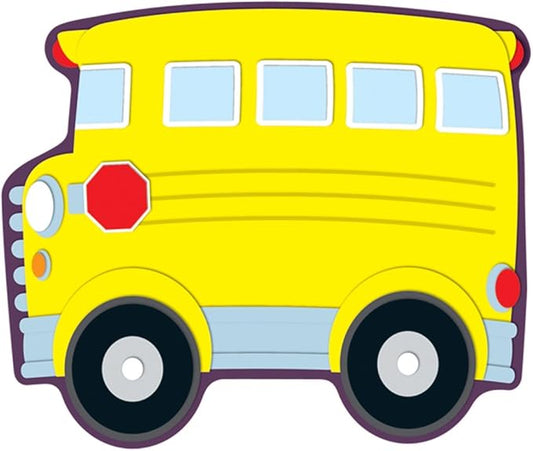 Carson Dellosa 36 School Bus Bulletin Board Cutouts, Bus Cutouts for Bulletin Board, Preschool & Kindergarten Classroom Décor, Back to School Classroom Cutouts, Elementary Classroom Décor.