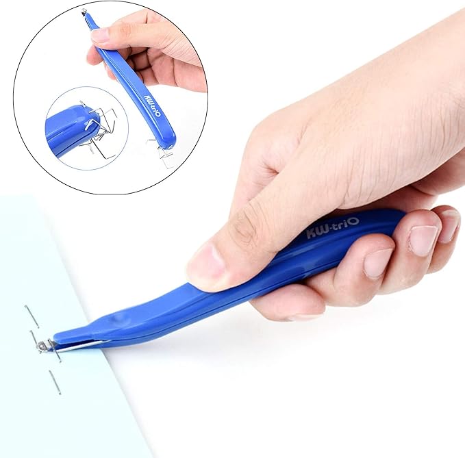 Staple Remover Professional Magnetic Easy Staple Removers Tool 6 PCS Blue Green Pink Multicolor Staple Puller Remover Staple Pullers for Office, School and Home