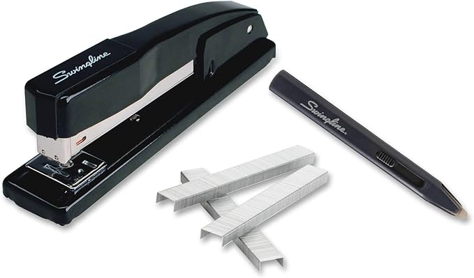 Swingline Stapler Value Pack, Commercial Desktop Stapler, 20 Sheet Capacity, includes Staples & Staple Remover (44420)