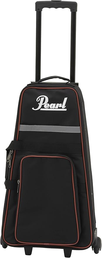Pearl 32 Note Glockenspiel Bell Kit Student Educational Percussion Kit with Tunable Practice Pad, Rolling Carrying Case, Sticks and Mallets (PK910C)