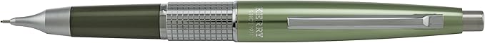 Pentel Sharp Kerry Mechanical Pencil, 0.5mm, Metallic Olive Barrel, 1 pack (P1035K), Green