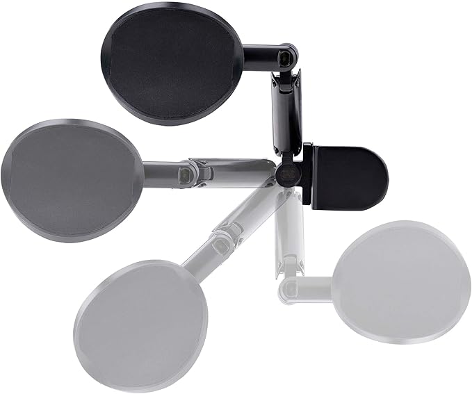 StarTech.com Adjustable Arm Rest for Office Desk, Ergonomic Arm/Elbow Support, 360-Degree Rotation, Clamp-On/No Drill Install