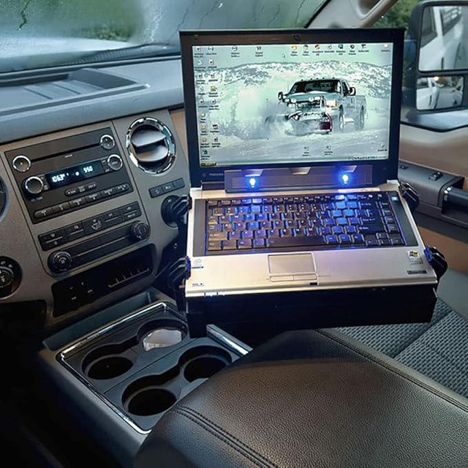 RAM MOUNTS No-Drill Laptop Mount for '12-26 Dodge RAM 2500-5500 + More Compatible with 10-16" Laptops RAM-VB-178A-SW1