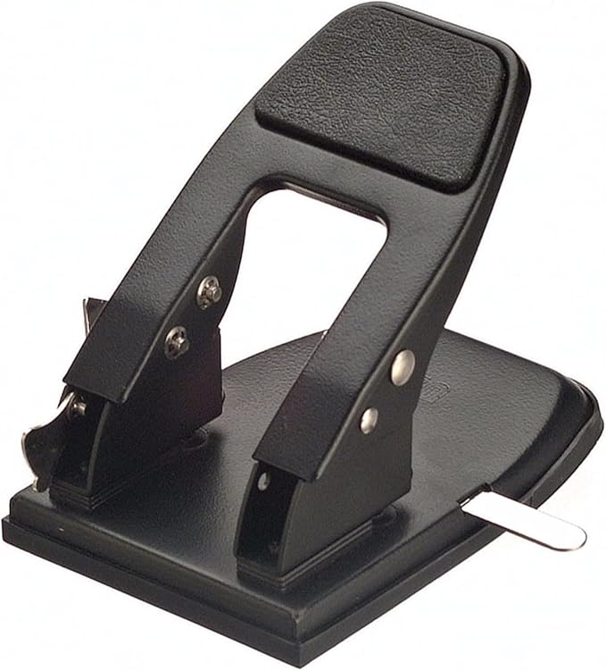 Office Depot(R) Heavy-Duty 2-Hole Punch, Black