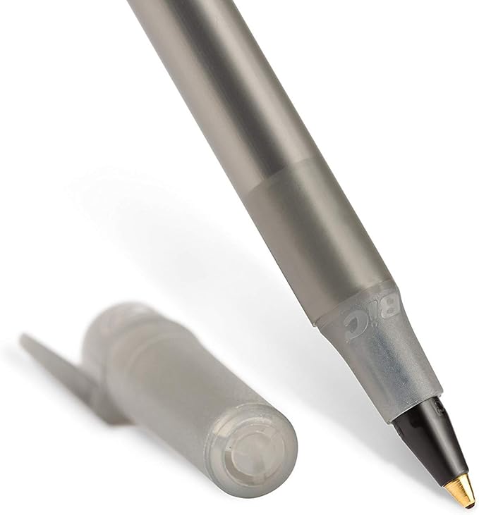BIC PENS Bulk Pack of 240 Ink Pens, Round Stic Xtra Life Ballpoint, Medium point 1.0 mm, 120 Black & 120 Blue Combo Pack in Bulk