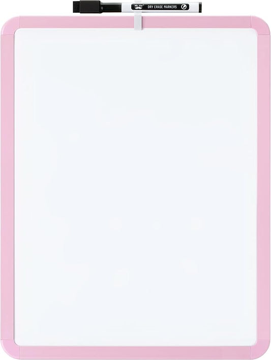 Mr. Pen- Dry Erase Board, 14” x 11” with a Black Dry Erase Marker, Small Mini White Board for Students