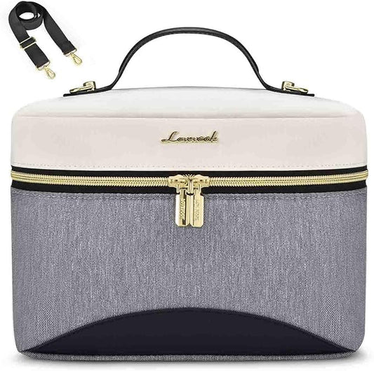 LOVEVOOK Insulated Lunch Bag for Women,Adult Lunch Box for Women,Leakproof Cooler Bag for Office Picnic Hiking Beach,Lunch Tote Bag with Adjustable Shoulder Strap
