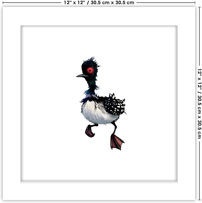 Trends International Gallery Pops Disney Pixar Finding Dory - Becky Wall Art Wall Poster, 12.00" x 12.00", White Frame Version