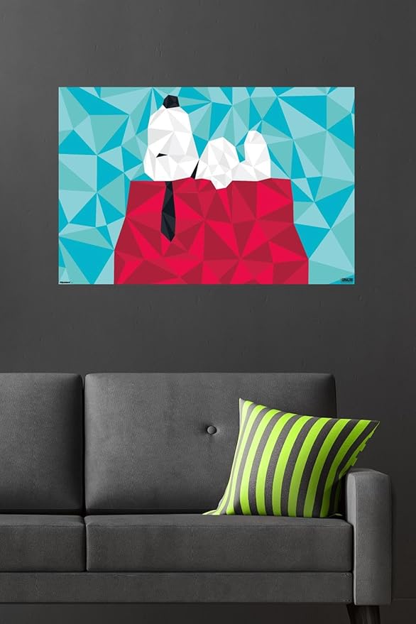 Peanuts: Astronomy-Geometry - Snoopy Wall Poster, 34L" x 22.4W", Unframed Version