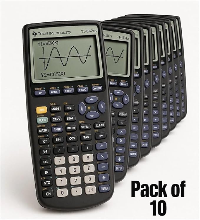 Texas Instruments 00033317198795 Ti 83PLUS Teacher Kit (10 Pack)