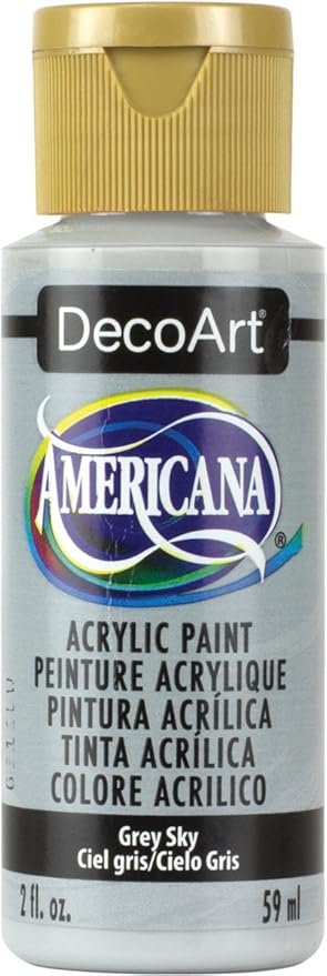 DecoArt Americana Acrylic Paint, 2-Ounce, Grey Sky