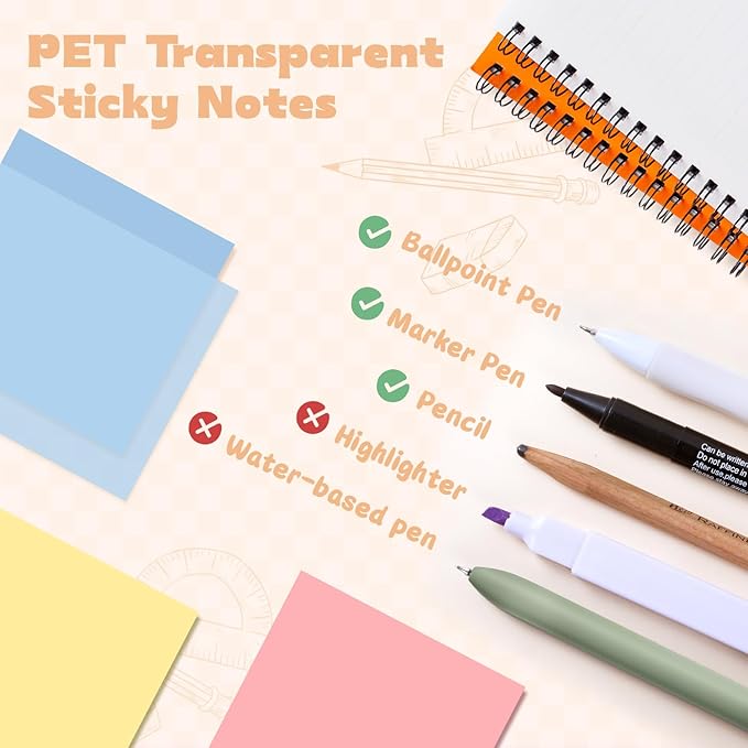 49Pcs Book Annotation Kit - Aesthetic School Supplies with Cute Pen Case Highlighters Gel Pens and Marker, Sheets Transparent Index Tabs Sticky Notes Bible Study Supplies(Green)