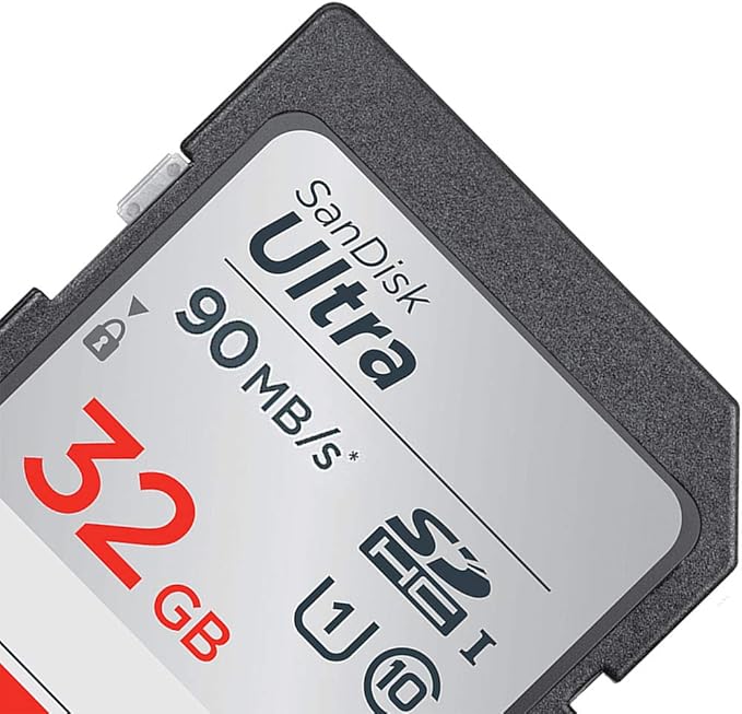 SanDisk Ultra 32GB SDHC Class 10/UHS-1 Flash Memory Card Speed Up To 30MB/s- SDSDU-032G-U46 (Label May Change) [Old Version]