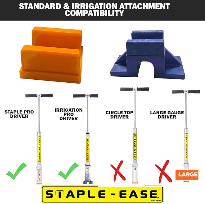 Replacement Attachment for Straw Blanket, Weed Barrier, Landscape Fabric, Turf, Sod, and TRMS (Standard Attachment)