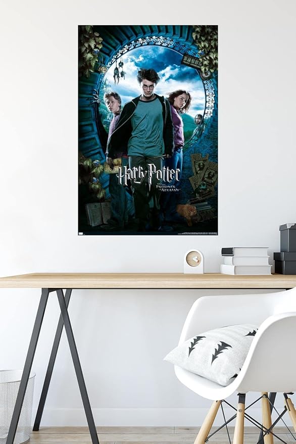 Trends International Harry Potter and the Prisoner of Azkaban - Sky One Sheet Wall Poster, 22.37" x 34.00", Premium Poster & Mount Bundle