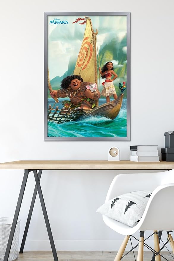 Trends International Moana-Group Wall Poster, 24.25" X 35.75", Multicolor