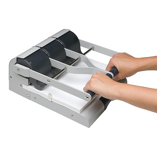 Swingline 3 Hole Punch Heavy Duty, 160 Sheet Capacity Three Hole Puncher 3 Ring, Adjustable 2-3 Hole Low Effort Paper Punch, Black (74650)