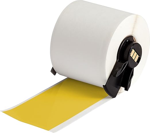 Brady All Weather Permanent Adhesive Vinyl Label Tape for M610, M611, M710, BMP61, and BMP71 Printers - 2" x 50', Yellow. M6C-2000-595-YL