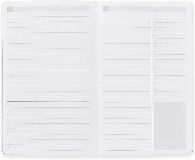 Erin Condren Print Softbound Productivity Notebook - 124 pages, 80 lb. of Premium Paper, College Ruled Lines, Checklist for List-Making - 5" x 8.25", Watercolor Leopard