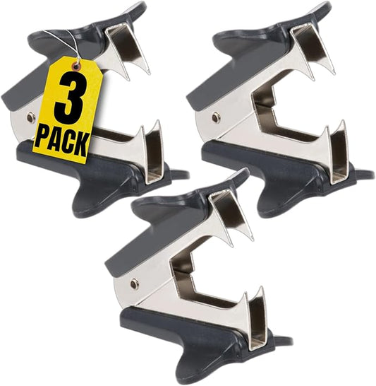 1InTheOffice Claw Staple Remover, 3 Pack "