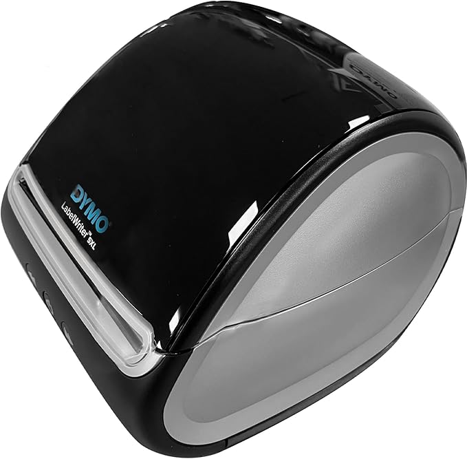 DYMO LabelWriter 5XL Direct Thermal Monochrome Wired Label Printer - USB and Ethernet Connectivity, 62 Labels Per Minute, 300 dpi, 4.16" Print Width - Includes 1 Rolls of 500 Labels
