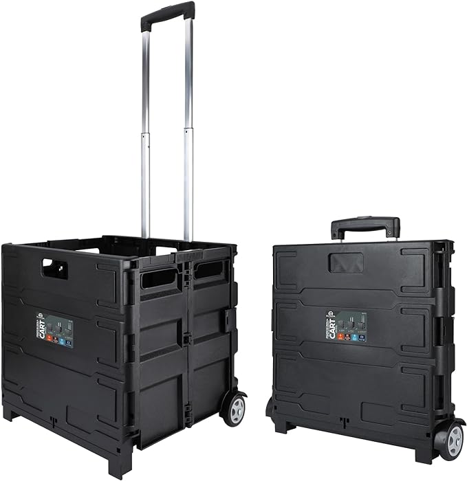 Olympia Tools 85-010 Grand Pack-N-Roll Portable Tools Carrier with Telescopic Handle, 80 Lb. Load Capacity, Black 2025 New Version
