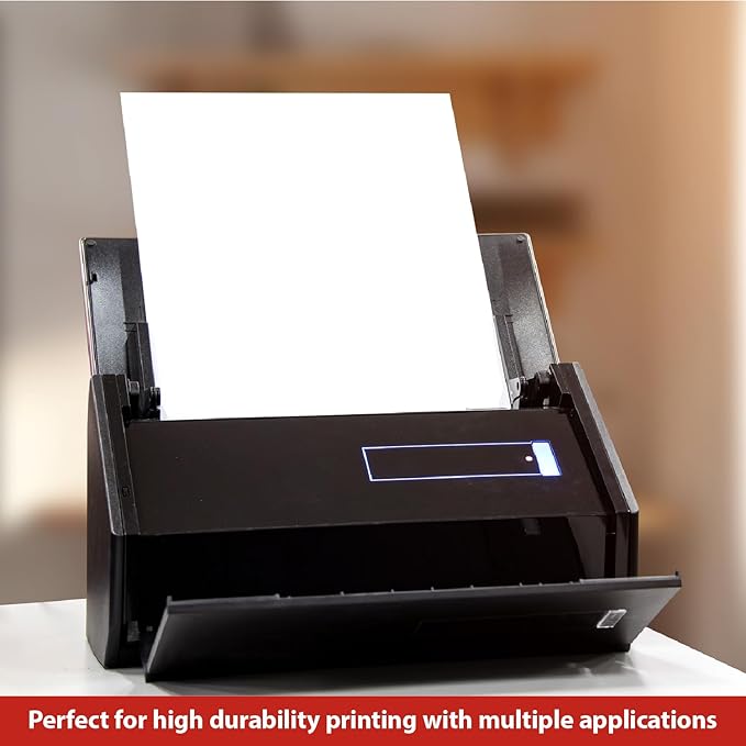 Staples Cardstock Paper, 8.5-Inch x 11-Inch Paper Size, Matte White, 110 lbs., For Office, School & Home