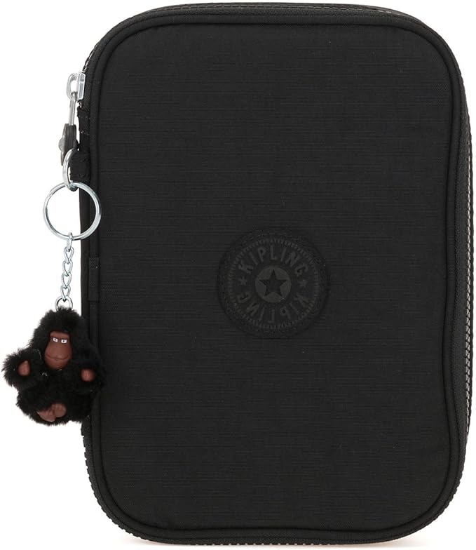 Kipling 100 Pens Case Black Tonal
