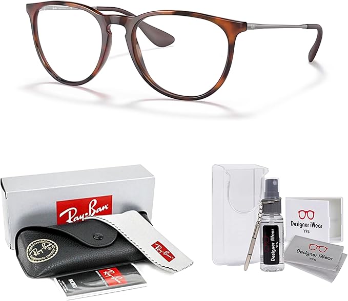 Ray-Ban RB4171 ERIKA Round Sunglasses For Women +BUNDLE with ACCESSORY EYEWEAR KIT