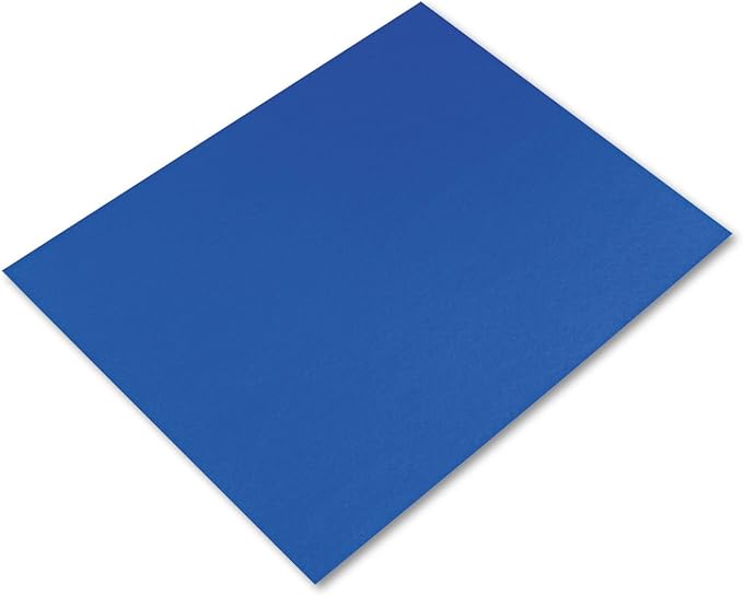 Pacon Railroad Poster Board, Dark Blue 25 per Carton