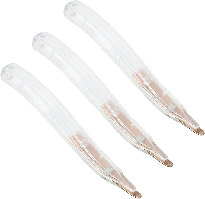 PATIKIL Staple Remover, 3 Pack Magnetic Staple Puller Desktop Removal Tool Cutting Tool for Office Home, Clear