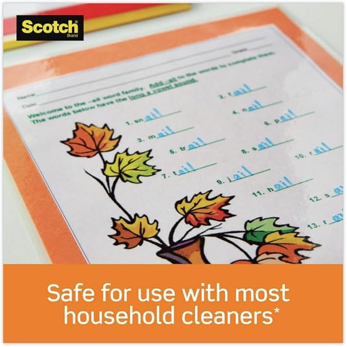 Scotch Letter Size Thermal Laminating Pouches, 5 mil, 11 1/2 x 9, 100/Pack