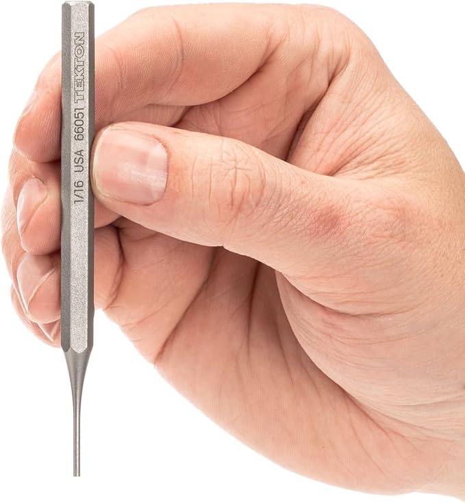 TEKTON 1/16 Inch Pin Punch | 66051 | Made in USA