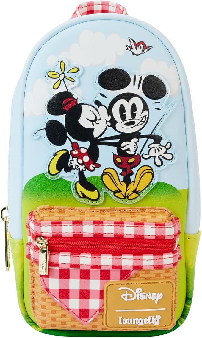 Loungefly Disney Mickey and Friends Picnic Mini Backpack Pencil Case
