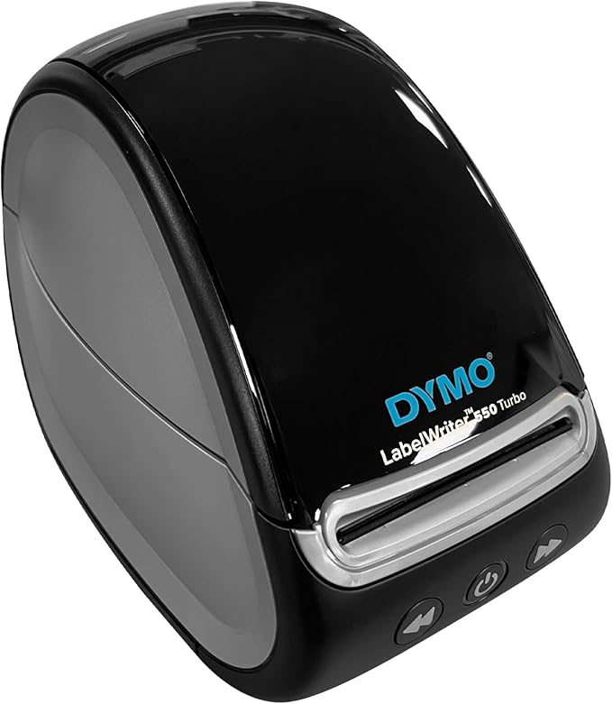 DYMO LabelWriter 550 Direct Thermal Barcode Label Printer with USB Connectivity Label Maker - 62 Labels Per Minute, Auto Label Recognition, Monochrome, Includes 1 Rolls of 500 Labels