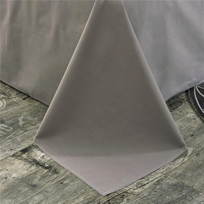WenBags Lightweight Waterproof Flat Sheet 90 * 118 Inches California King Size-Mattress Protector for Bed & Couch, Pet Hair Resistant Cover Ideal for Dogs & Cats, Perfect for Hotels & Hospitals(Gray)