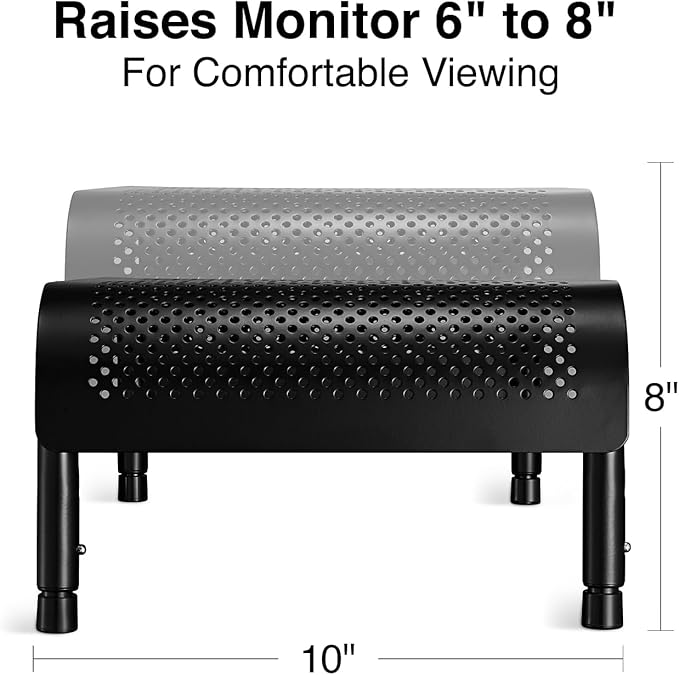 STAPLES Adjustable Steel Monitor Stand