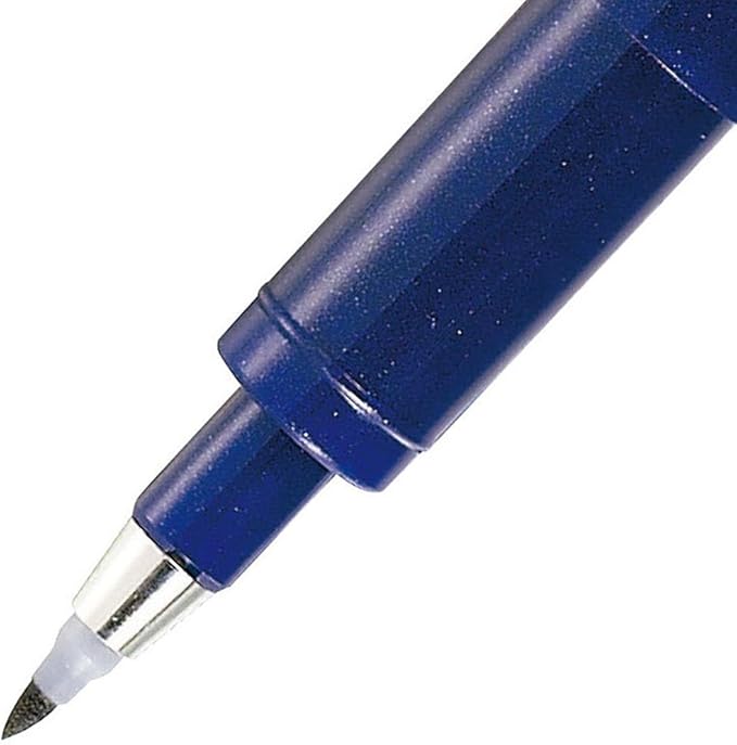 Zebra B-WFSS4 Brush Pen, Brush Sign, Extra Fine, 10 Pieces