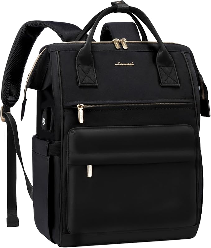 LOVEVOOK Laptop Backpack for Women,15.6 Inch Work Teacher Nurse Bag,Business Computer Backpack Purse with USB Port,Stylish Casual Daypack for Travel
