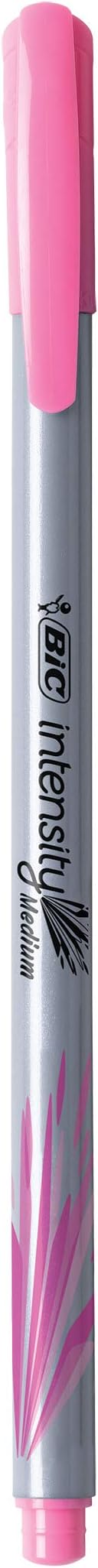 BIC Intensity Fineliner Marker Pens, Medium Point (0.7mm), Assorted Colors, Smooth Application, 10-Count