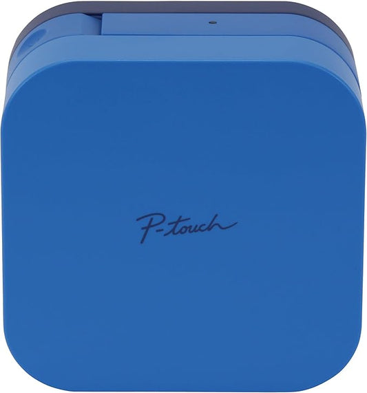 Brother P-Touch Cube Smartphone Label Maker, Bluetooth Wireless Technology, Multiple Templates Available, Apple & Android Compatible - Blue, 2.5 x 4.6 x 4.6 inches