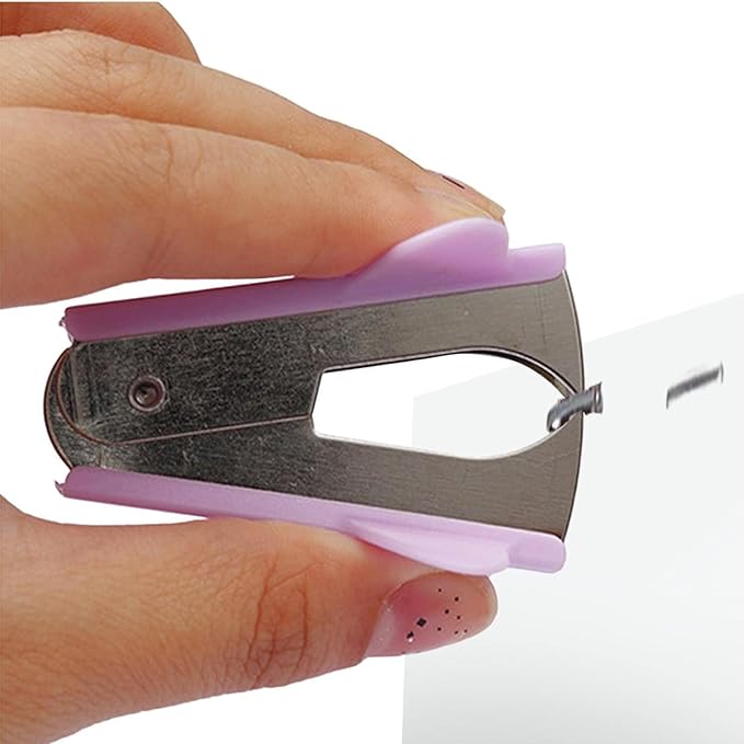 1Pc Purple Stapler Puller,Stapler Removals, Remover - Staple Puller Tool with Non-Slip Grip,Wear-Resistant Supplies for School,Teachers,Students,and Home Desk Staplers,Manual Staplers,Office Products