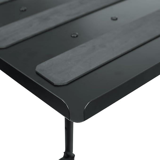 Gator Frameworks Adjustable Multi-Media Gear Stand Featuring 100x100 Vesa Mounting Brackets | Ideal for Laptops, Small Production Samplers, and More, Min/Max Height - 28"/44.5" (GFW-UTL-MEDIATRAY1)